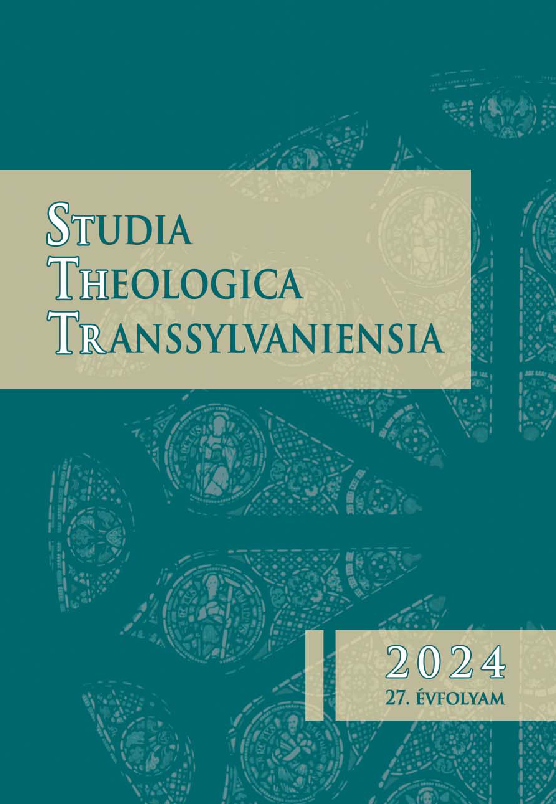 					View Studia Theologica Transsylvaniensia 27 (2024)
				